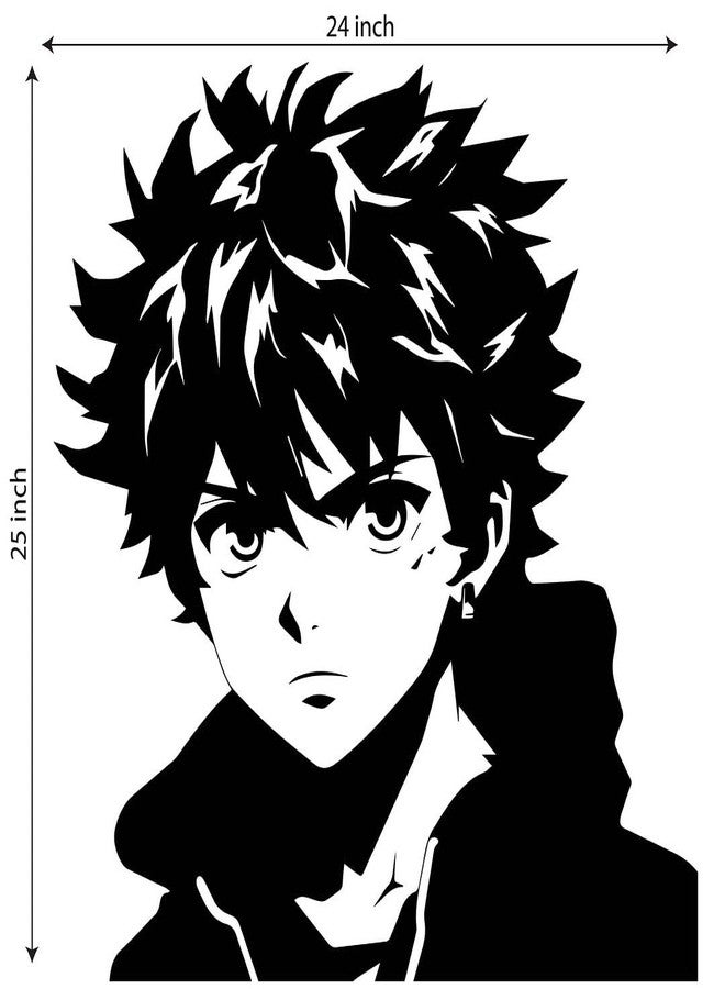 CVANU Anime Character Transparent Vinyl Self-Adhesive Sticker for Wall Decoration (25X24inch)_202308-A6 - Image 4